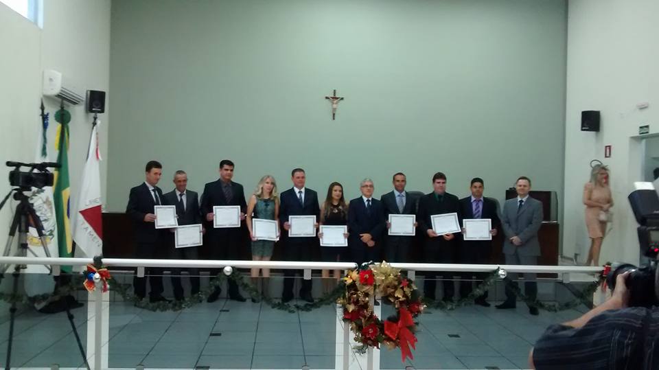 DIPLOMAÇÃO DE PREFEITO, VICE=PREFEITO E VEREADORES ELEITOS